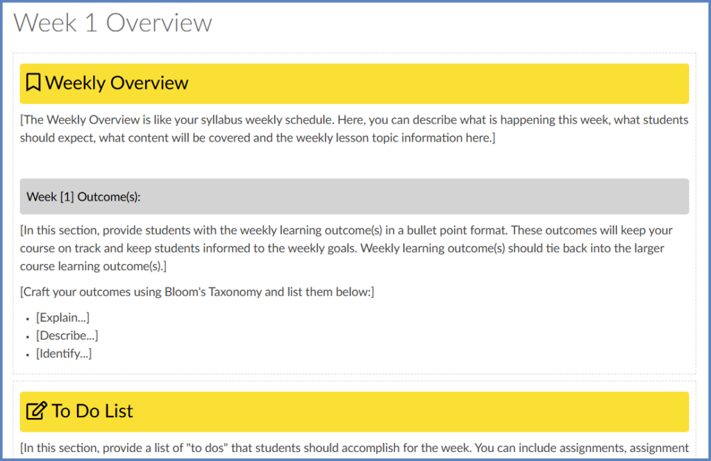 This is an example of what a Canvas content page looks like using the Cidi Labs Design Tools integration.