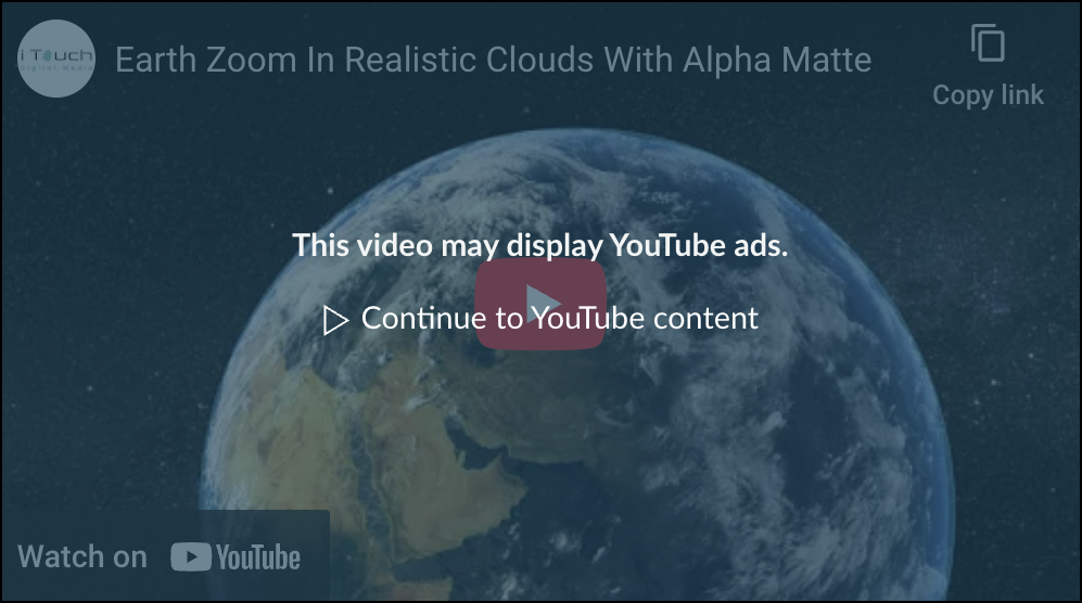This video may display YouTube ads. Continue to YouTube content.