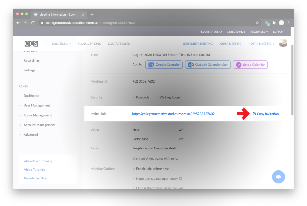 Using Zoom for Audio Conferencing Teaching & Learning Resources (ET+I)