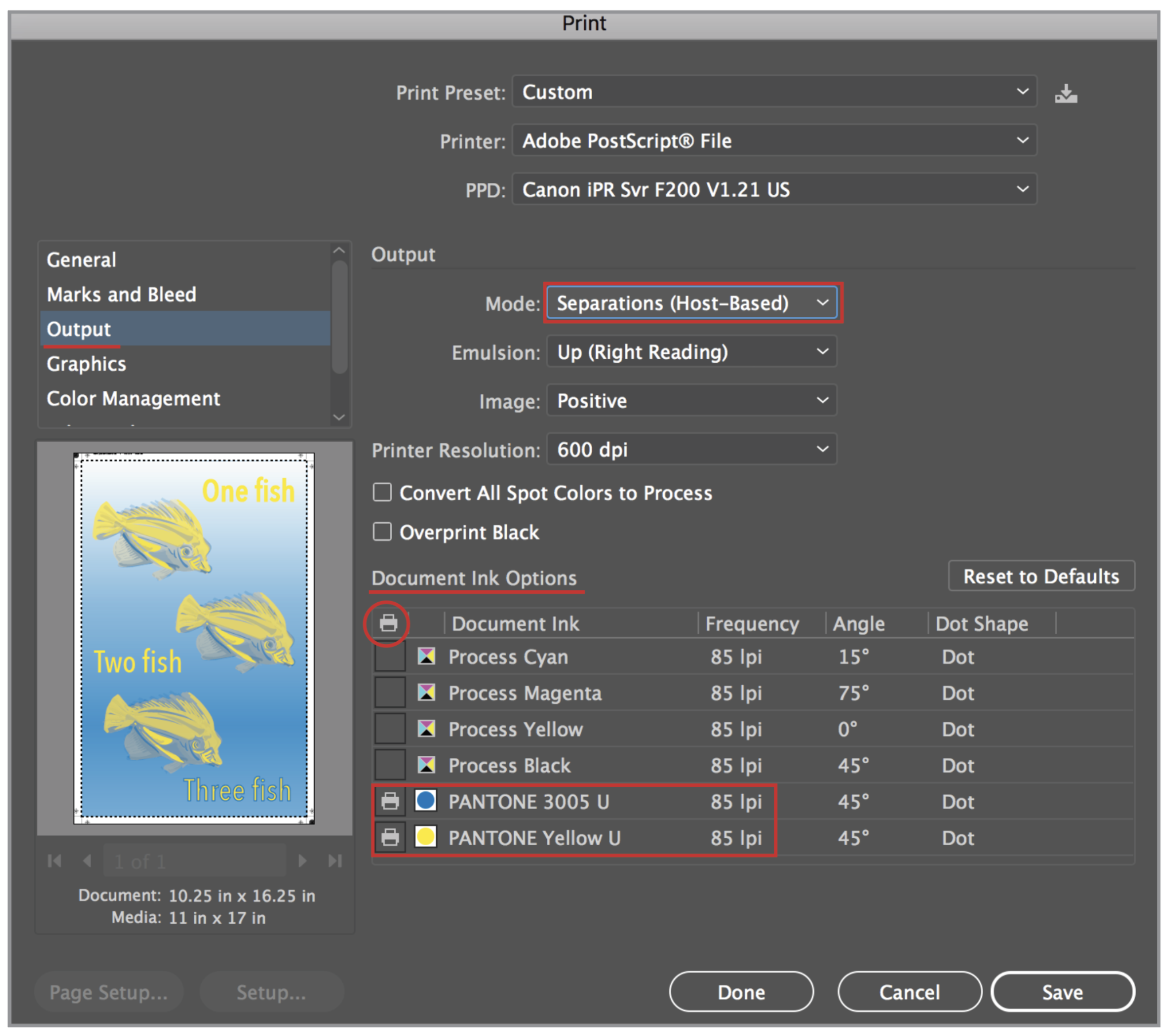 Color Separation File Color Separations – Imaging Center