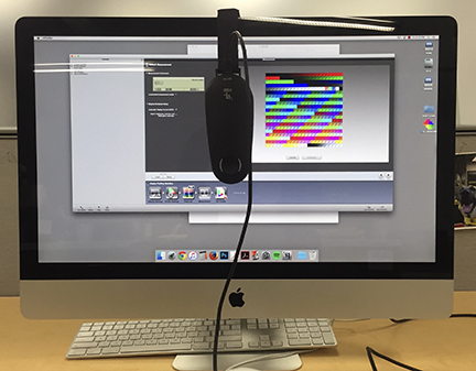 An example of calibrating a monitor