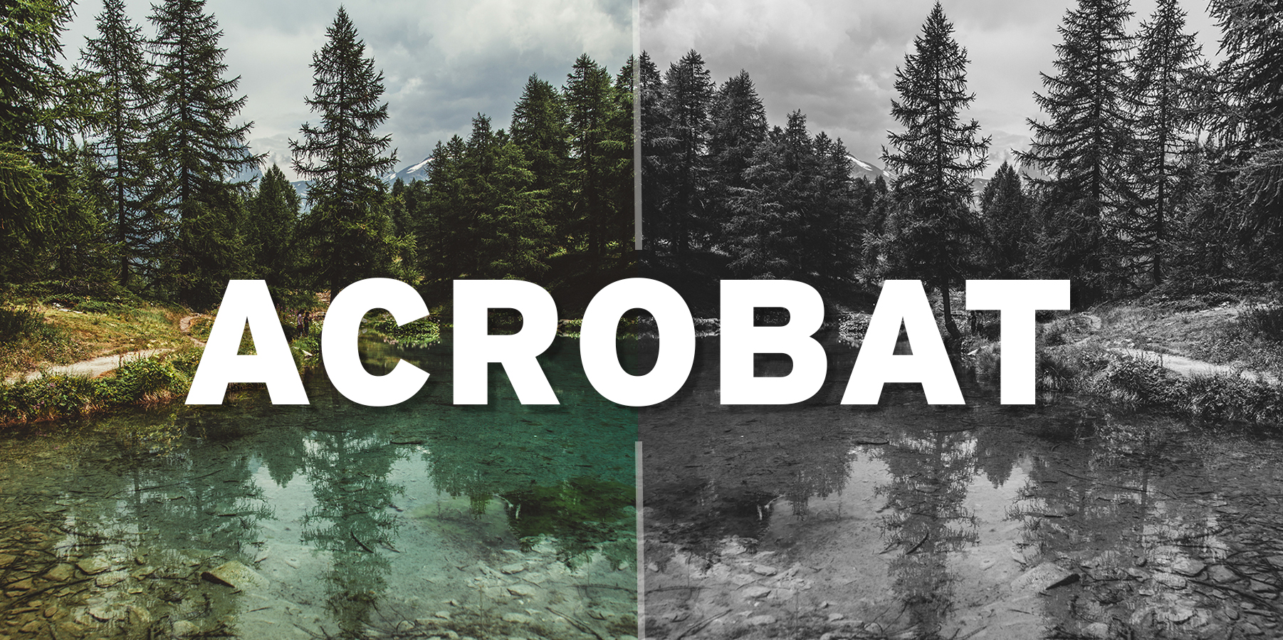 Acrobat: converting color to grayscale