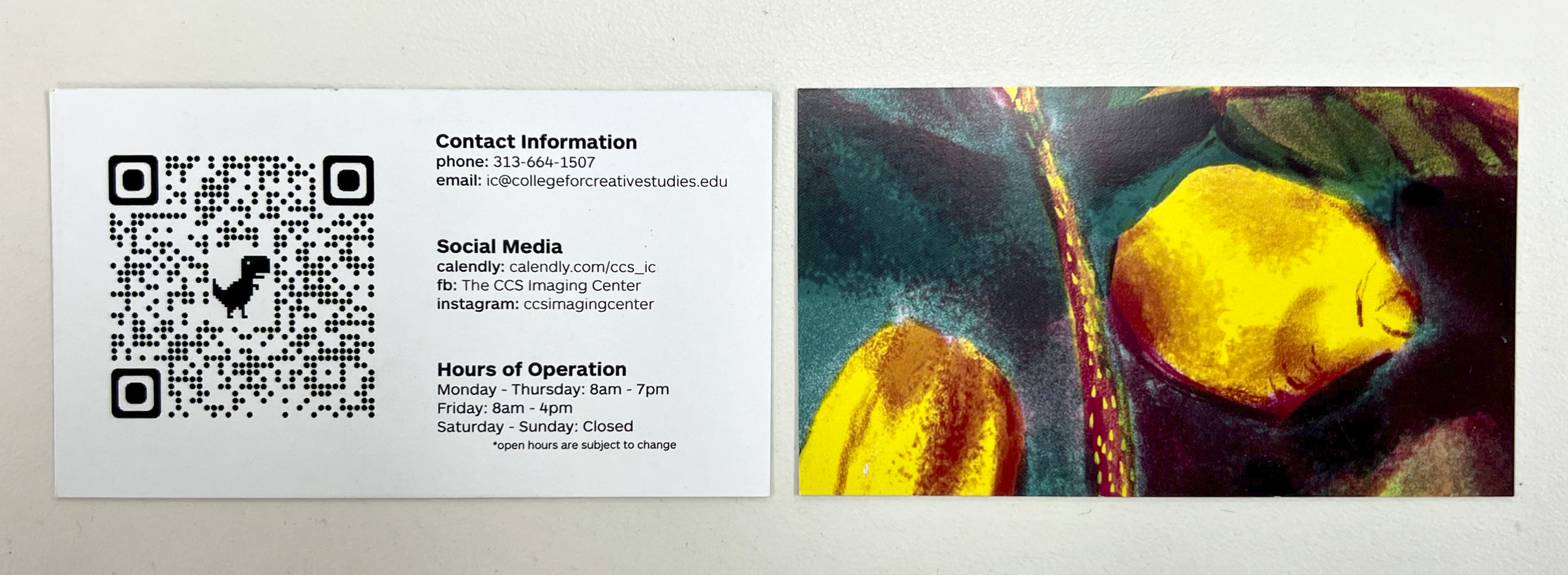 Business Card Printing & Cutting – Imaging Center