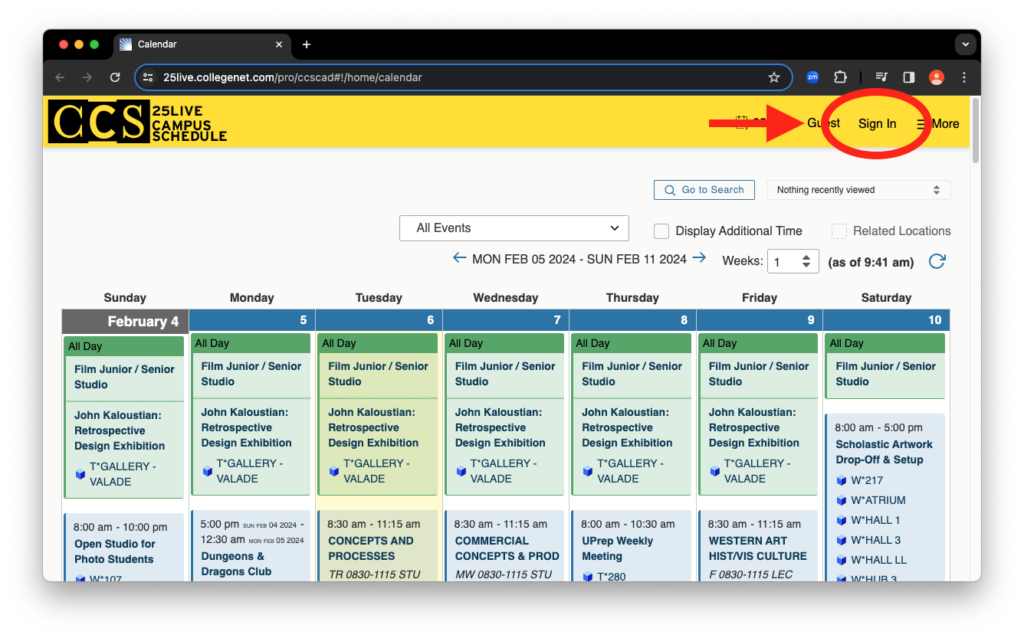 Create an Event in 25Live – Information Technology Services